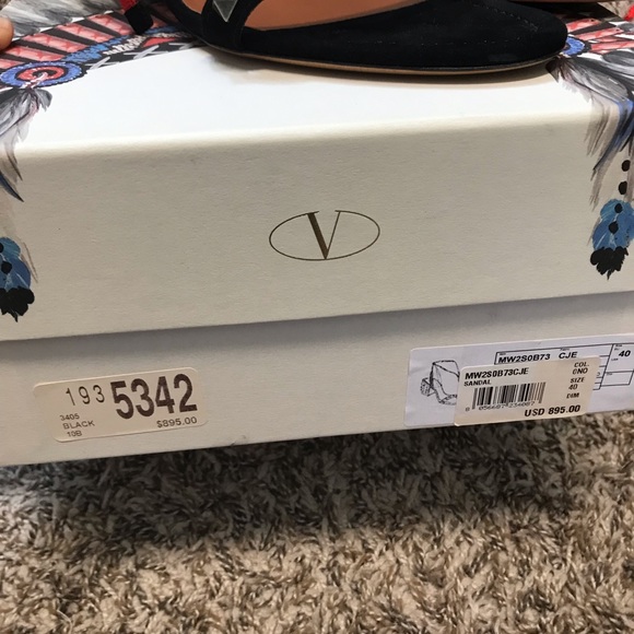 Valentino studded sandals size 40 - Picture 3 of 3